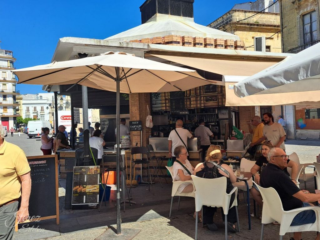 Stände auf dem Mercado in Jerez